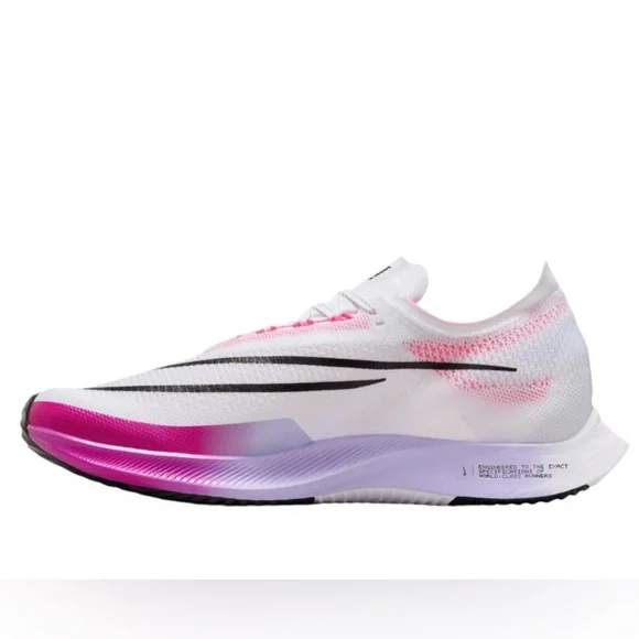Nike ZoomX 🔥 Streakfly Men's Running Shoes White/Vivid Grape DJ6566-104 Sz 12.5 - Picture 5 of 10